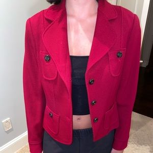 Red women’s skirt set